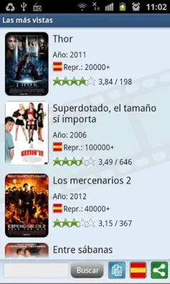 Películas Wifi 2013 android App screenshot 1